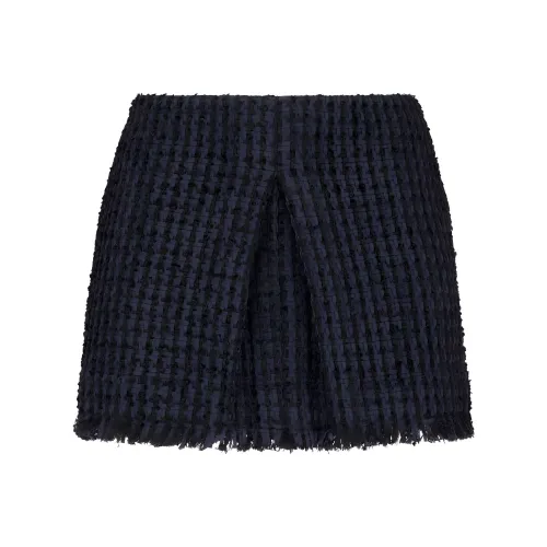 DSQUARED 2 FW23 Повседневные короткие юбки Женские Морской синий