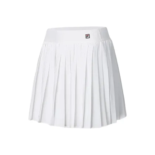 FILA Ярко-белый Женские Повседневные Короткие Юбки