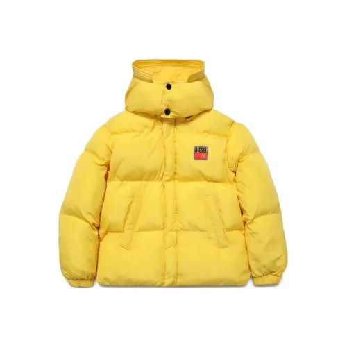 DIESEL Deep Желтый Kids Утеплённые куртки