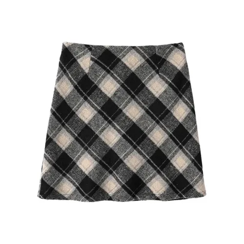 PASSCODIO Повседневные короткие юбки Женские Черный