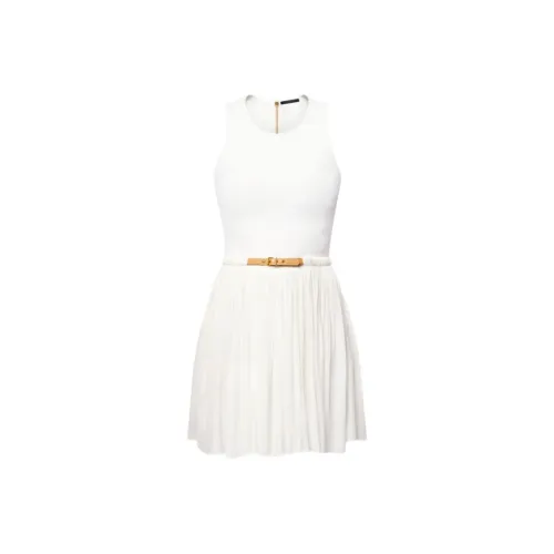 LOUIS VUITTON SS25 Без рукавов Платье Женское Белое