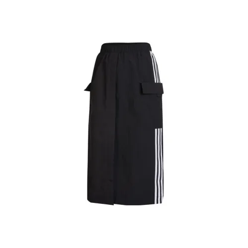 ADIDAS NEO Повседневная Длинная Юбка Женская Черная