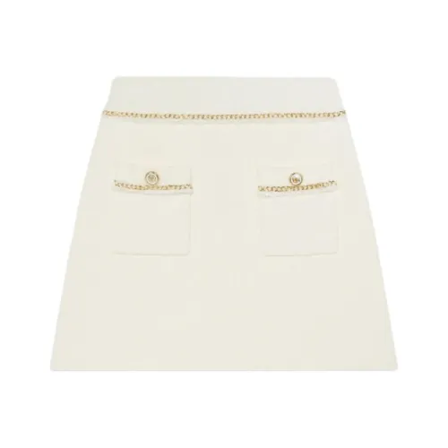 Maje Повседневные короткие юбки Женские Светлый Умбра