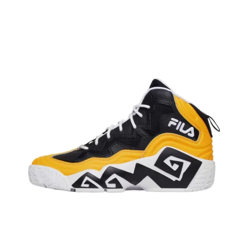 FILA MB Free Guard Высокие Баскетбольные Кроссовки Мужские Желтые