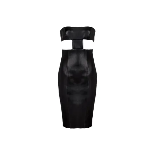 BALMAIN SS25 Без рукавов Платье Женское Черное