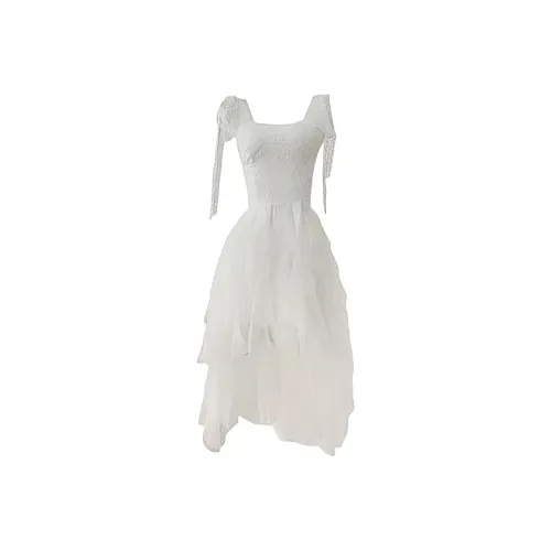 VKXOW Белый Женские Слиплатья