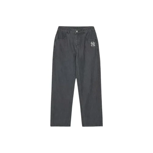 Mlb Base Logo SS24 New York Yankees Jeans Women's Black
