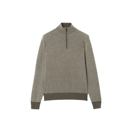 Loro Piana Темный кленовый мужской кашемировый свитер