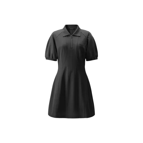 PEACEBIRD Платье Женское Брушированное Серое