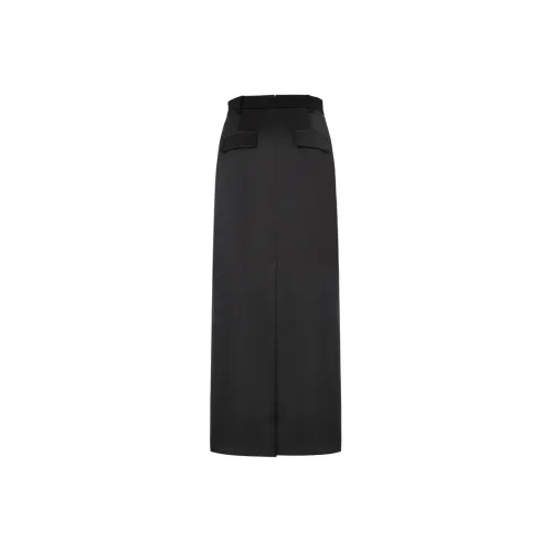 MO&CO Черные Женские Повседневные Длинные Юбки
