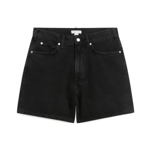 ARKET Черные Женские Джинсовые Шорты