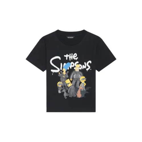 BALENCIAGA Черные Детские Рубашки T