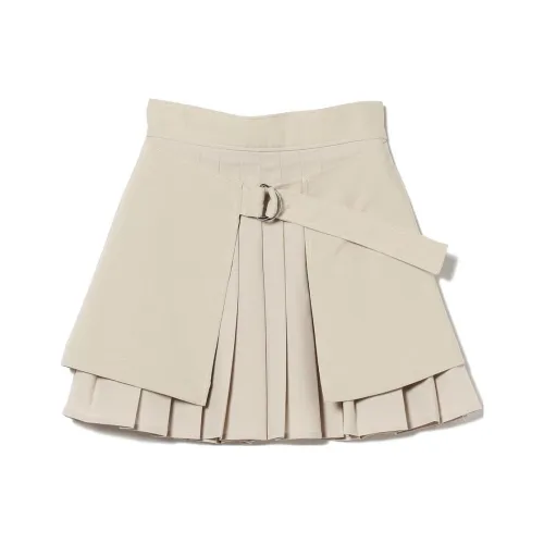 BEAMS Ray Повседневные короткие юбки Женские Светлый Умбра
