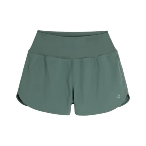 Hollister Повседневные шорты Женские Зеленые