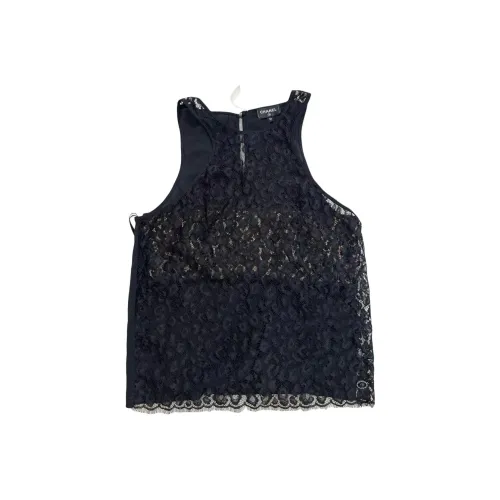 CHANEL 22P Топ на бретелях Женский Черный