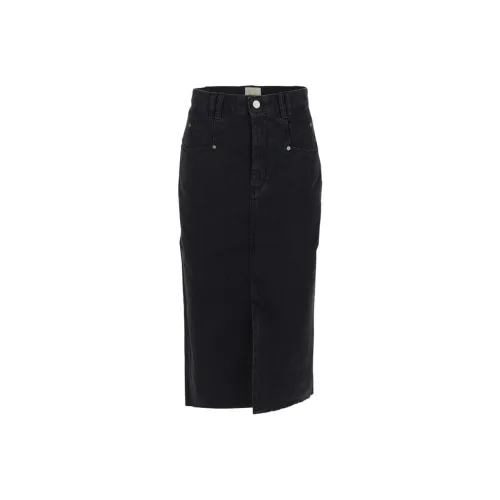 ISABEL MARANT Черные Женские Джинсовые Короткие Юбки