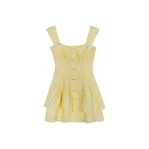 KEAB Желтые Женские Слиплатья