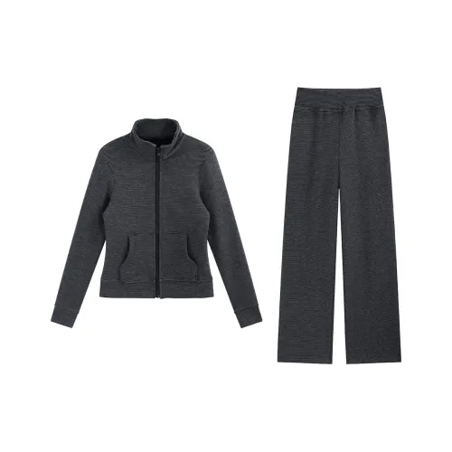 SNZX Повседневный костюм женский темно-серый