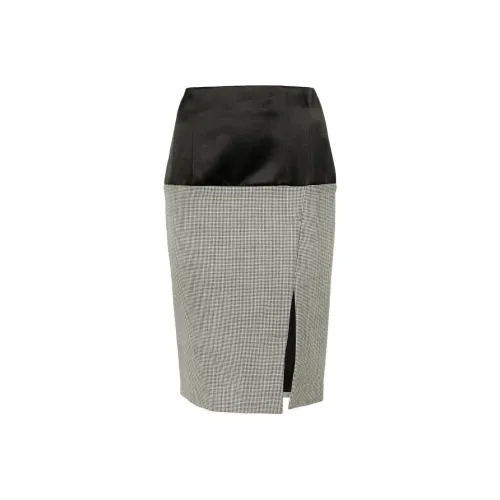 GIVENCHY SS24 Повседневный Длинный Юбка Женские Черный