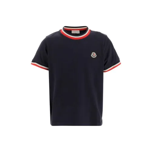 Moncler Темно-синие детские рубашки T