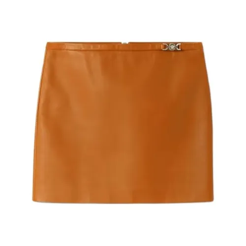 VERSACE Коричневые Женские Повседневные Короткие Юбки