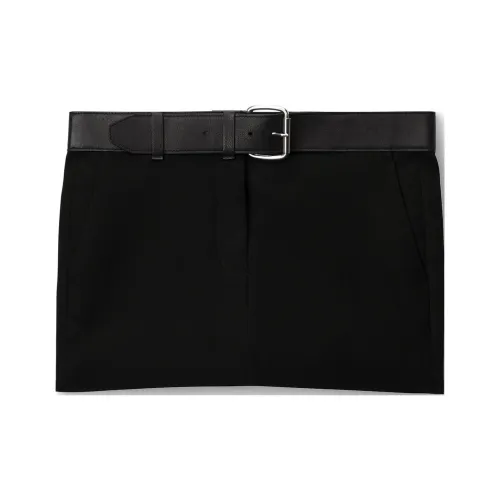 Alexander Wang SS24 Повседневные короткие юбки Женские Черный