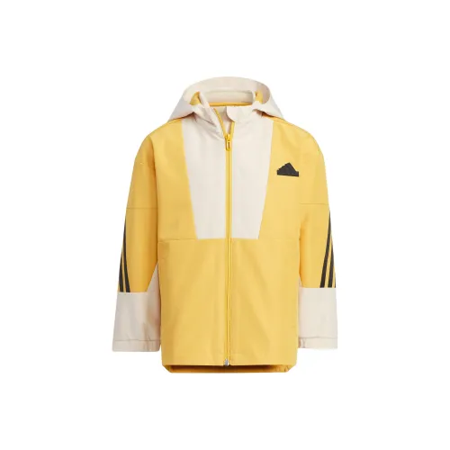 Adidas Солнечный желтый Kids Куртки