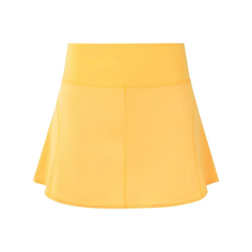 Adidas Tennis Match Юбка Повседневная Короткая Юбка Женская Оранжевая