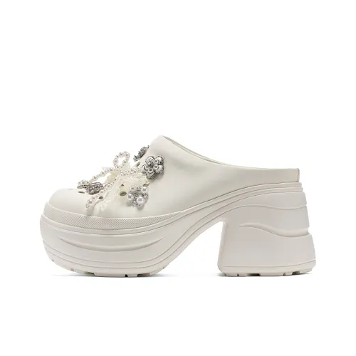 GG CC Платформа Домашние тапочки Высокий каблук Сабо Женские