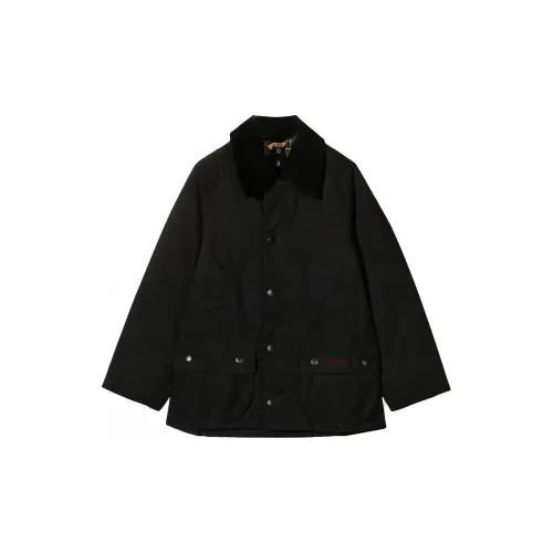 BARBOUR Хлопковый пуховик Черный Детский