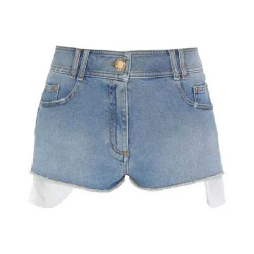 BALMAIN Blue Женские джинсовые шорты
