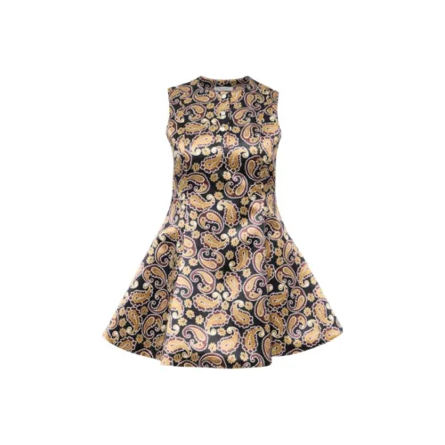 JW Anderson Без рукавов Платье Женское Красно-коричневый