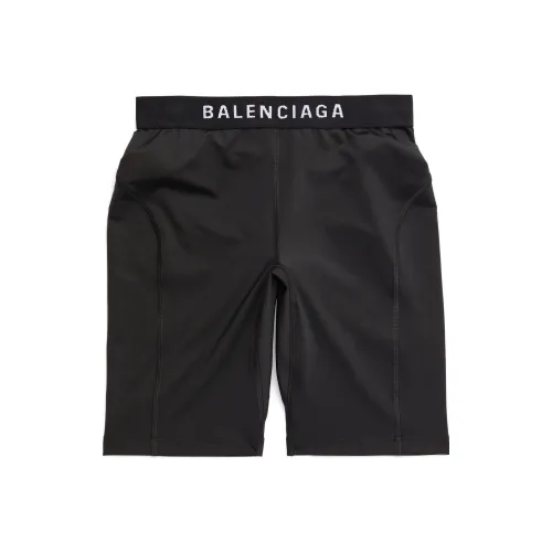 Balenciaga Спортивные шорты Женские Черные
