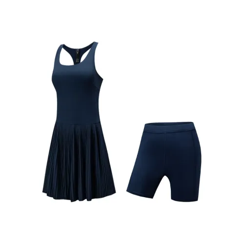 CHAOJIANTA Без рукавов Платье Женское Темно-синий