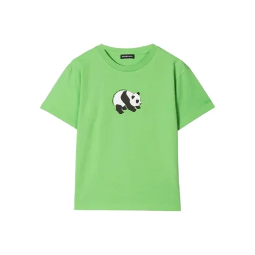 Balenciaga T-Shirt SS23 Зеленый Детский