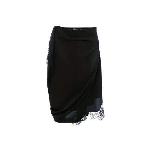 JW Anderson Черные Женские Повседневные Длинные Юбки