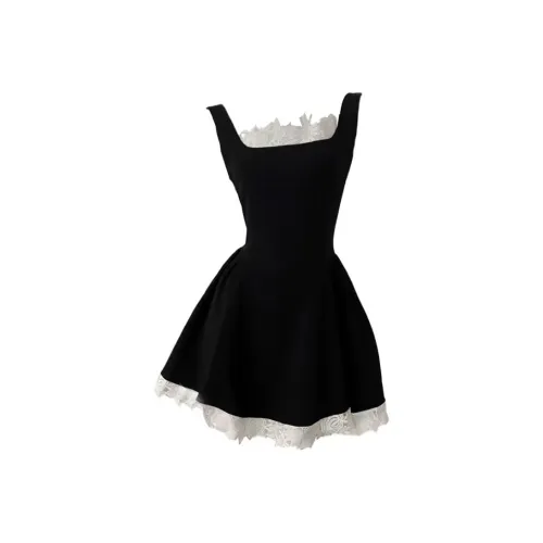 PUREIDOL Slip Платье Женское Черное