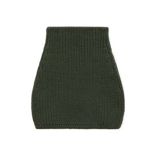 LOEWE FW24 Повседневные короткие юбки Женские Хаки зеленый