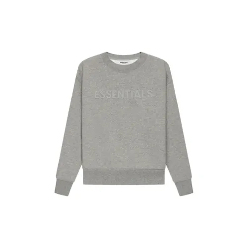 Fear of God Essentials SS21 Темный овсяный Kids Свитшоты
