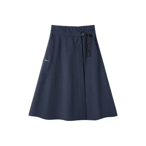 OUTDOOR PRODUCTS Повседневная длинная юбка женская темно-морская синяя