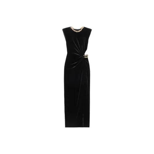 Self Portrait Без рукавов Платье Женское Классическое Черное