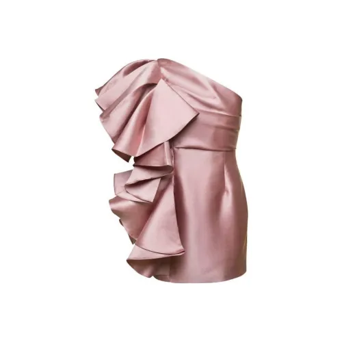 SOLACE LONDON Без рукавов Платье Женское Розовое