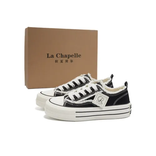 La Chapelle Износостойкие Низкие Кеды Женские Черный Бежевый