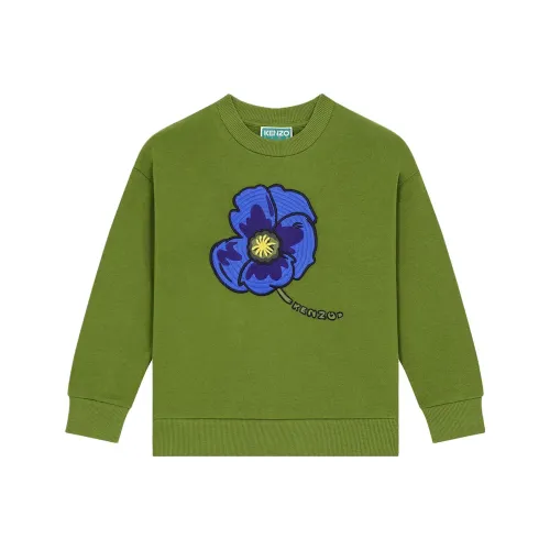 KENZO Темно-зеленый Kids Свитшоты