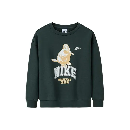 Nike Толстовка Зеленая Дорожная Сумка для Детей Возрастом 3-7 Лет