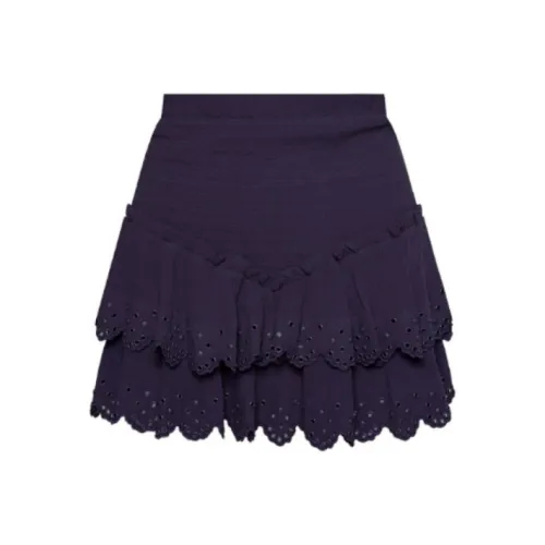 ISABEL MARANT Фиолетовый Женские Повседневные Короткие Юбки