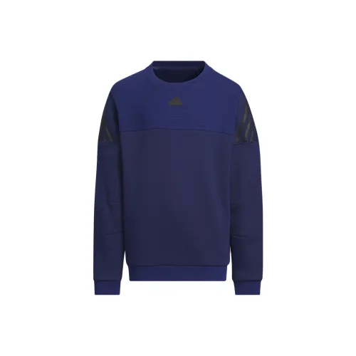 Adidas Толстовка Темно-синий Синий Подростки