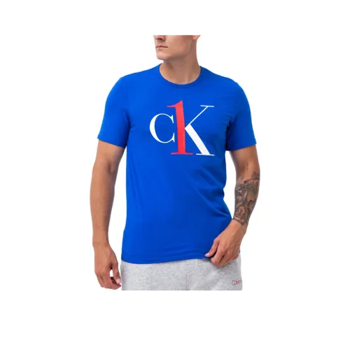 Calvin Klein T-Shirt Мужской Королевский Синий