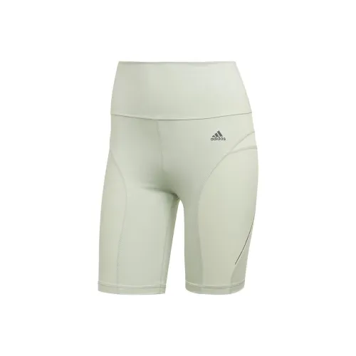 Adidas Льняной зеленый Женские спортивные шорты