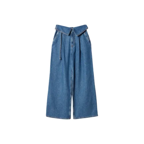 Other Stories Paperbag Джинсы Женские Синие